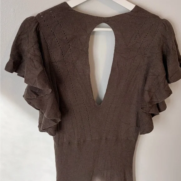 Free People Ruffle Knit Dress - Picture 6 of 12